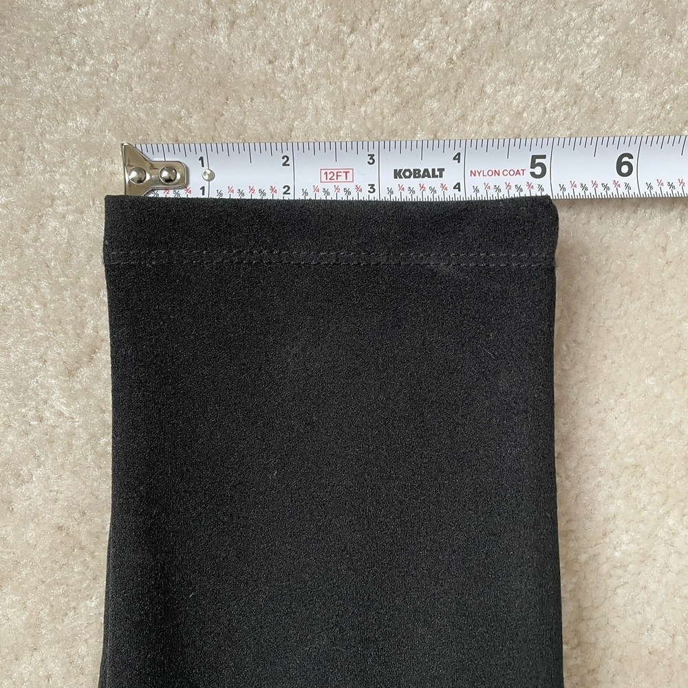 Sage The Label Front Slit Black Pants Women's XS  Stretch Split Hem NWT - Picture 8 of 11
